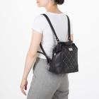 Рюкзак молодёжный, отдел на молнии, наружный карман, цвет чёрный - Фото 2