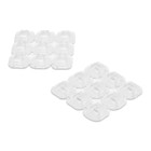 Держатель самоклеящийся для проводов и гирлянд ТУНДРА krep, 15×15 мм, 18 шт. - Фото 6