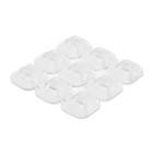 Держатель самоклеящийся для проводов и гирлянд ТУНДРА krep, 15×15 мм, 18 шт. - Фото 5