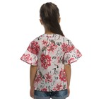 Блузка для девочек, рост 104 см, цвет белый - Фото 2