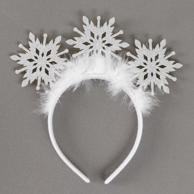 Ободок новогодний карнавальный «Снежинка»