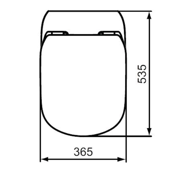Сиденье и крышка для унитаза Ideal Standard Tesi T352701, тонкое, с микролифтом - фото 1905666159