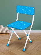 Стул складной детский, мягкий, моющийся, 3 – 7 лет, цвета МИКС - Фото 4