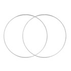 Серьги-кольца «Классика» d=7,5 см, посеребрение - фото 4866873