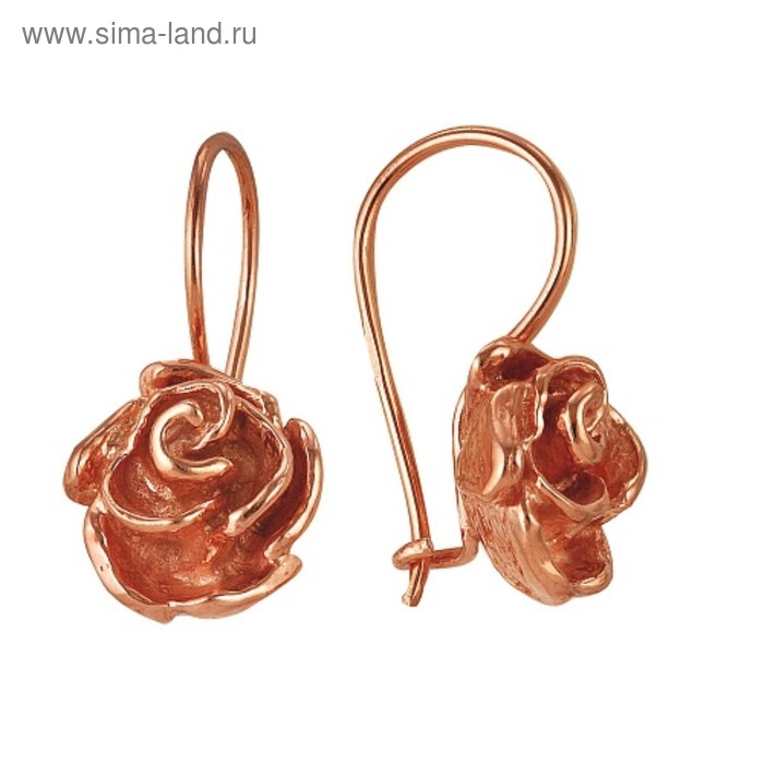 Серьги детские «Розочки» позолота - Фото 1