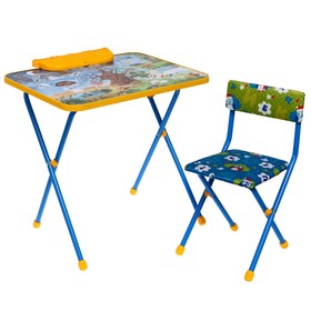 Комплект детской мебели «Познайка. Хочу все знать!» складной, цвета стула МИКС
