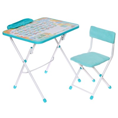 Комплект детской мебели «Никки. Первоклашка» складной, цвета стула МИКС