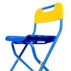Комплект детской мебели «Азбука» складной, цвет синий - Фото 7