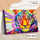Картина по номерам на холсте с подрамником «Тигр» 30×40 см - фото 9019838