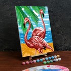 Картина по номерам на холсте с подрамником «Фламинго», 30 х 40 см - Фото 2