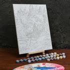 Картина по номерам на холсте с подрамником «Зимняя ночь» 30×40 см - Фото 3