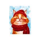 Картина по номерам на холсте с подрамником «Довольный кот» 30×40 см - Фото 4