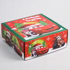 Коробка подарочная складная "С Новым Годом", Тачки, 24.5 × 24.5 × 9.5 см - Фото 4