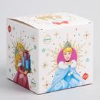 Коробка подарочная складная "Happy new year", Принцессы, 9 x 9 x 9 см - Фото 2