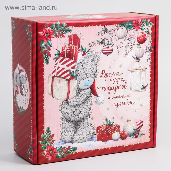 Коробка подарочная складная "Happy new year", Me To You, 23,5 x 25 x 10,5 см - Фото 1