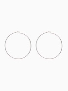 Серьги кольца QF «Классика», d=10 см, цвет серебро - Фото 3