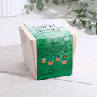 Набор для выращивания P&P «Кактусы», в кубе из дерева - Фото 2