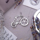 Брошь «Велосипед», цвет радужный в серебре - Фото 3