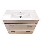 Тумба-умывальник COMFORTY «Манчестер-90», венге с раковиной Quadro 90 - Фото 6