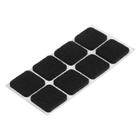 Подпятник фетровый самоклеящийся, 20х20, темный, 8 шт. - фото 27556565