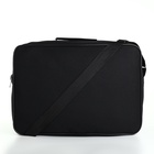 Сумка мужская Luris, 2 отдела на молнии, 2 наружных кармана, 40×16×28 см, чёрная - Фото 3