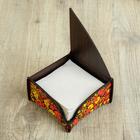 Салфетница Дарим Красиво «Хохлома», дерево, 13.5×7 см, цветная - Фото 2