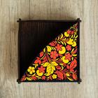 Салфетница Дарим Красиво «Хохлома», дерево, 13.5×7 см, цветная - Фото 4