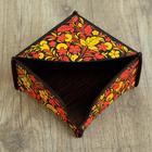 Салфетница Дарим Красиво «Хохлома», дерево, 13.5×7 см, цветная - Фото 5