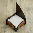 Салфетница деревянная "Дом в осеннем лесу", цветная - Фото 2