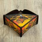 Салфетница деревянная "Дом в осеннем лесу", цветная - Фото 3