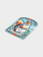 Доска разделочная сувенирная Дарим Красиво «С Новым годом! Белочка», дерево, 28×18×0.6 см, дерево, разноцветная - Фото 3