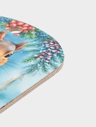 Доска разделочная сувенирная Дарим Красиво «С Новым годом! Белочка», дерево, 28×18×0.6 см, дерево, разноцветная - Фото 4