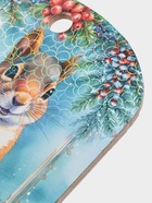 Доска разделочная сувенирная Дарим Красиво «С Новым годом! Белочка», дерево, 28×18×0.6 см, дерево, разноцветная - Фото 5