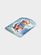 Доска разделочная сувенирная Дарим Красиво «С Новым годом! Мишка на лыжах», дерево, 28×18×0.6 см, разноцветная - Фото 3