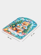 Доска разделочная сувенирная Дарим Красиво «С Новым годом! Мишка», дерево, 28×18×0.6 см, разноцветная - Фото 2