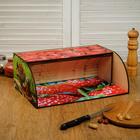 Хлебница Дарим Красиво «Клубника садовая», 38×26×14 см, дерево, красная - Фото 2