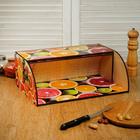 Хлебница Дарим Красиво «Фрукты», 38×26×14 см, дерево, разноцветная - Фото 2