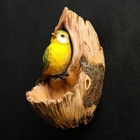 Садовая фигура из полистоуна «Птичка в дупле», подвесная, 12×14×24 см - Фото 4