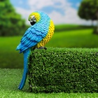 Подвесной декор из полистоуна «Синий ара», 9×6×20 см - фото 64531225