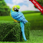 Подвесной декор из полистоуна «Синий ара», 9×6×20 см - фото 64531223