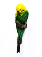 Садовая фигура из полистоуна «Попугай волнистый на ветке», подвесная, 7×12×29 см - Фото 11
