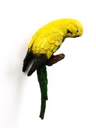 Садовая фигура из полистоуна «Попугай волнистый на ветке», подвесная, 7×12×29 см - Фото 13