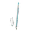 Ручка гелевая цветная Pastel Crown "Hi-Jell Pastel", узел 0.8 мм, голубая пастель - Фото 3