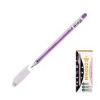 Ручка гелевая цветная Pastel Crown "Hi-Jell Pastel", узел 0.8 мм, фиолетовая пастель - Фото 1