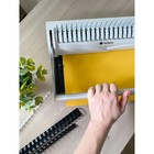 Брошюровщик для пластиковой пружины, перфорация до 13 листов, переплетение до 500 листов, Гелеос "БП-13" - Фото 8