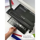 Брошюровщик для пластиковой пружины Гелеос, перфорация до 22 листов, переплетение до 500 листов - Фото 5