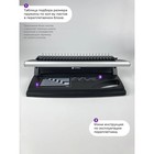 Брошюровщик для пластиковой пружины, перфорация до 9 листов, переплетение до 170 листов, Гелеос "БП-9" - Фото 4