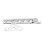 Ограничитель открывания белый металл, 5-х позиционный РП 623 - фото 24532445