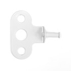 Ограничитель открывания белый металл, 5-х позиционный РП 623 - фото 24532450