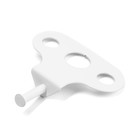 Ограничитель открывания белый металл, 5-х позиционный РП 623 - фото 24532451